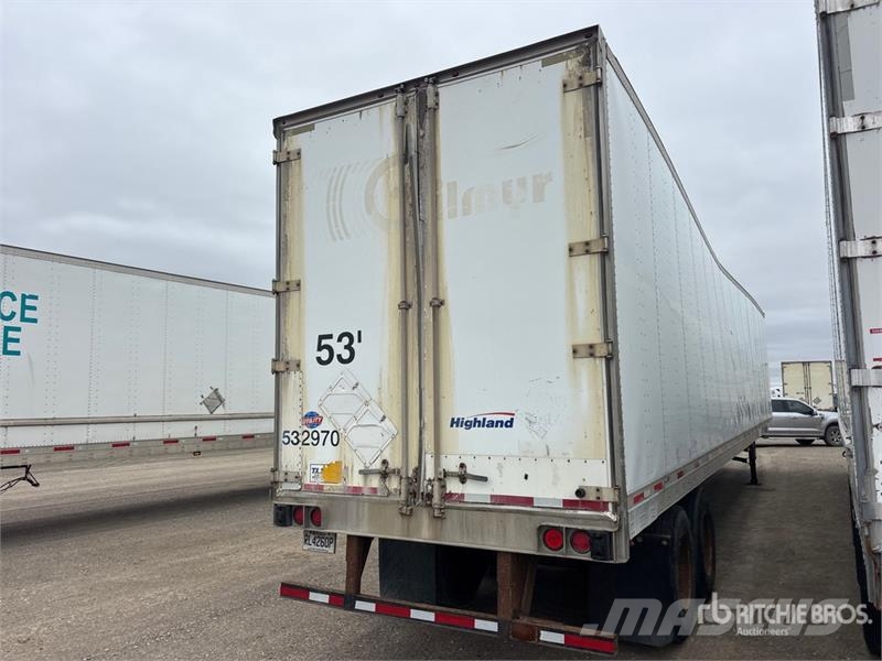 Utility 53 ft x 102 in T/A Van Trailer Box body trailers