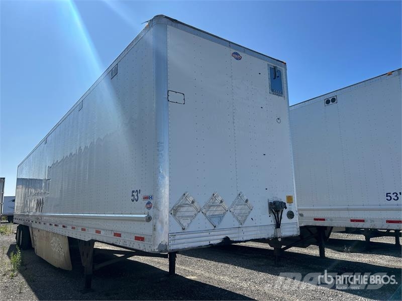 Utility 53 ft x 102 in T/A Van Trailer Dobozos pótkocsik