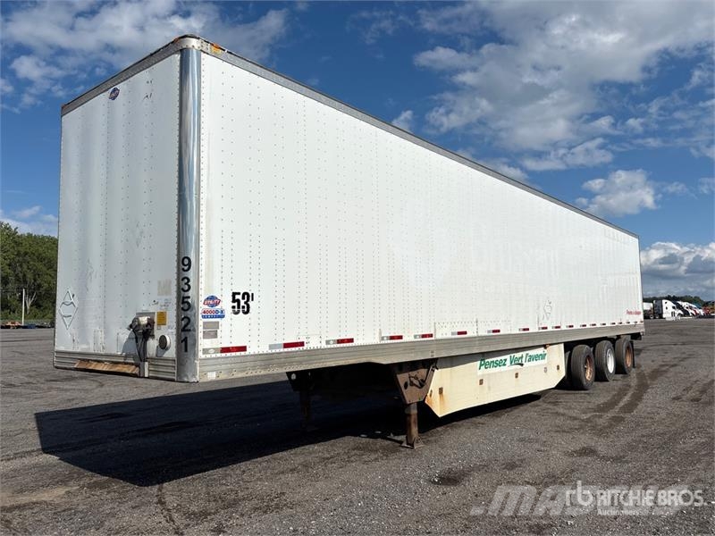 Utility 53 ft x 102 in Tri/A Van Trailer مقطورات ذات هيكل صندوقي