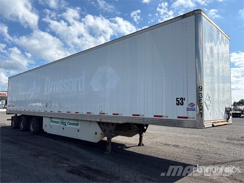 Utility 53 ft x 102 in Tri/A Van Trailer مقطورات ذات هيكل صندوقي