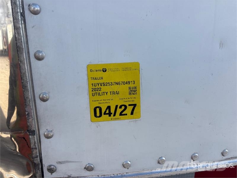 Utility 53 ft x 102 in T/A Refrigerated Trailer Semi remorque frigorifique