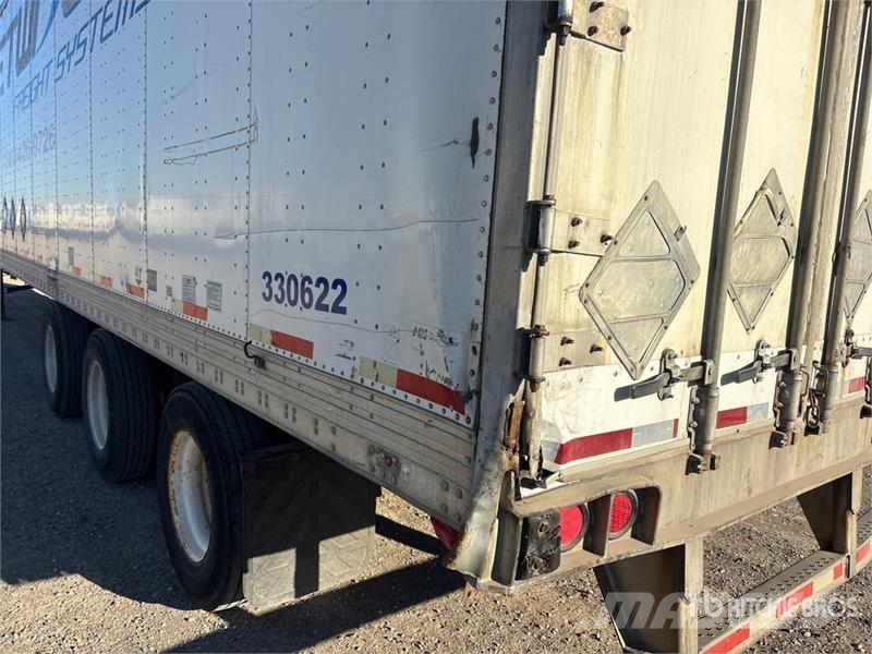 Utility 53 ft x 102 in Tri/A Van Trailer Skappåbygg