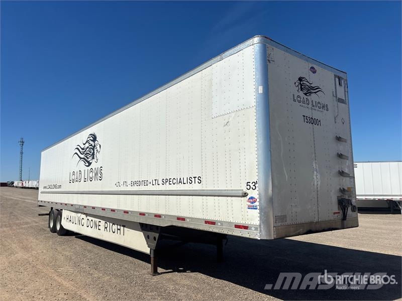 Utility 53 ft x 102 in T/A Van Trailer Sanduk prikolice
