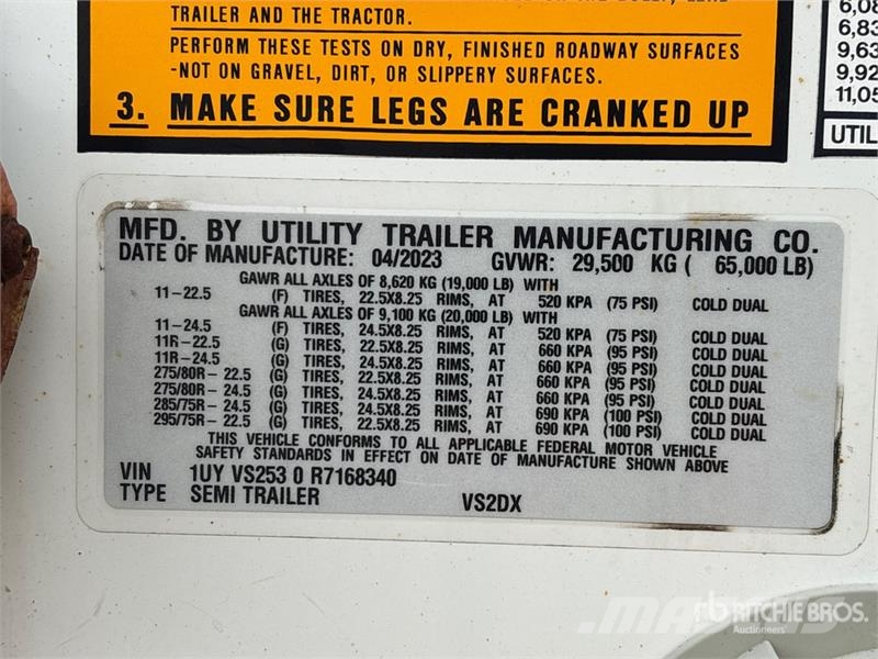 Utility 53 ft x 102 in T/A Van Trailer Прицепы-фургоны