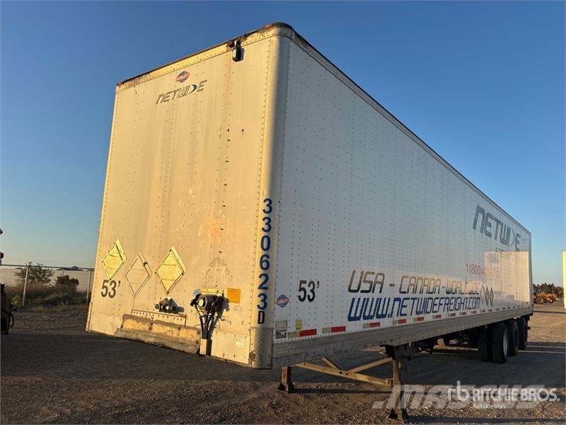 Utility 53 ft x 102 in Tri/A Van Trailer Remorque Fourgon
