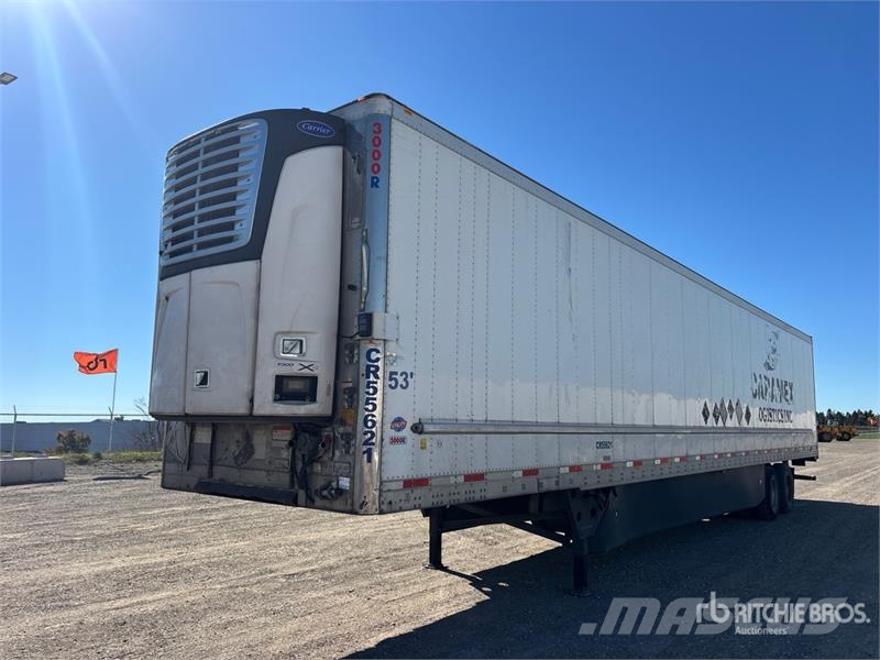 Utility 53 ft x 102 in T/A Refrigerated Trailer Puspriekabės su izoterminiu kėbulu