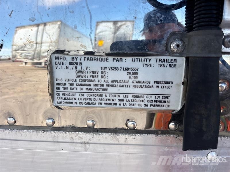 Utility 53 ft x 102 in T/A Refrigerated Trailer Frysetrailer Semi