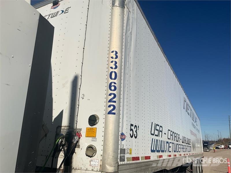 Utility 53 ft x 102 in Tri/A Van Trailer Skappåbygg