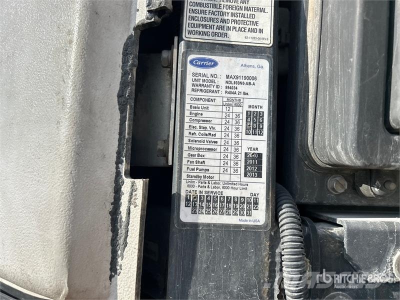 Utility 53 ft x 102 in T/A Refrigerated Trailer نصف مقطورات بدرجة حرارة قابلة للضبط