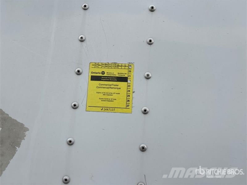 Utility 53 ft x 102 in T/A Van Trailer Skappåbygg