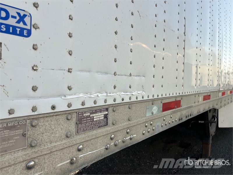 Utility 53 ft x 102 in T/A Van Trailer Sanduk prikolice