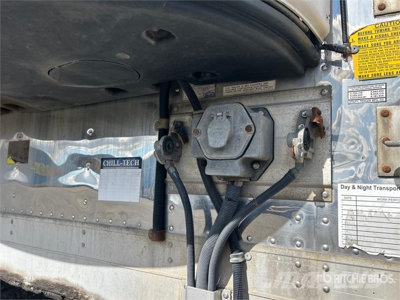 Utility 53 ft x 102 in T/A Refrigerated Trailer Puspriekabės su izoterminiu kėbulu