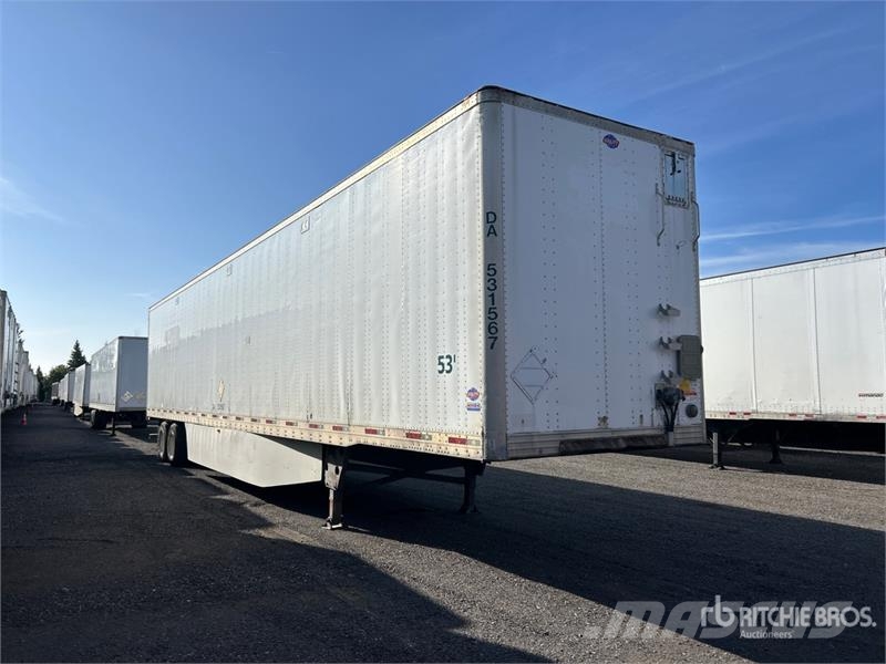 Utility 53 ft x 102 in T/A Van Trailer Sanduk prikolice