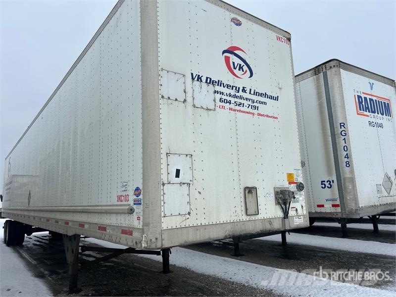 Utility 53 ft x 102 in T/A Van Trailer 箱體拖車