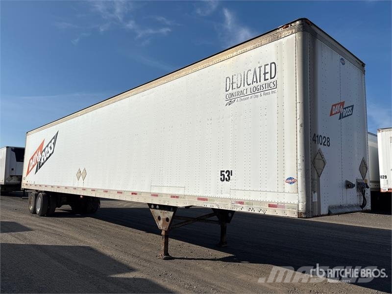 Utility 53 ft x 102 in T/A Van Trailer Gesloten opbouw trailers