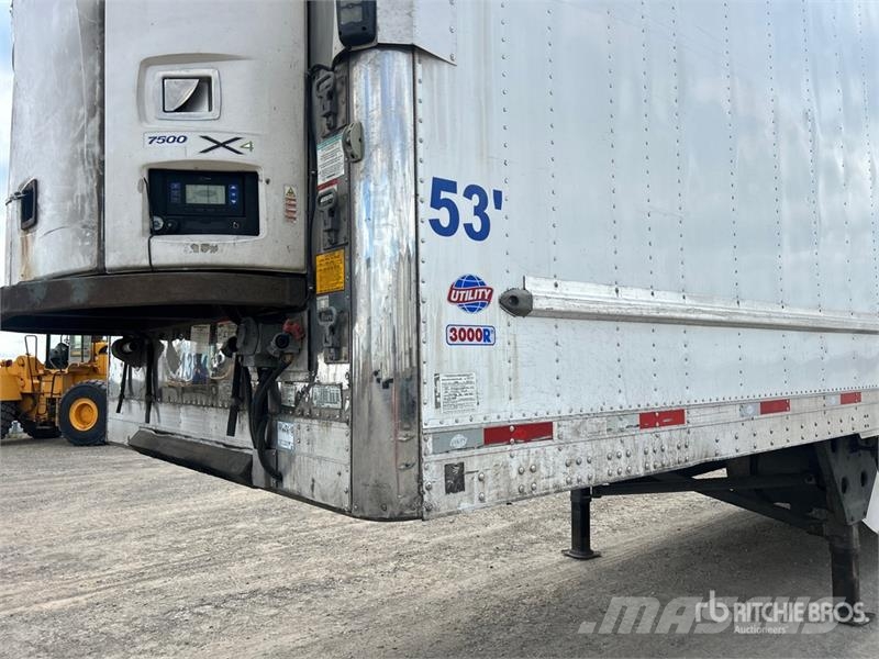 Utility 53 ft x 102 in T/A Refrigerated Trailer نصف مقطورات بدرجة حرارة قابلة للضبط