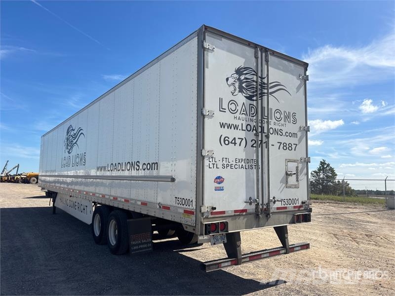 Utility 53 ft x 102 in T/A Van Trailer Sanduk prikolice