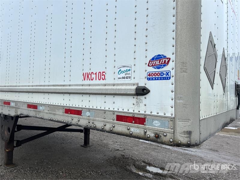 Utility 53 ft x 102 in T/A Van Trailer 箱體拖車