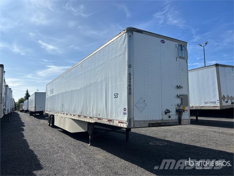 Utility 53 ft x 102 in T/A Van Trailer Rimorchi cassonati