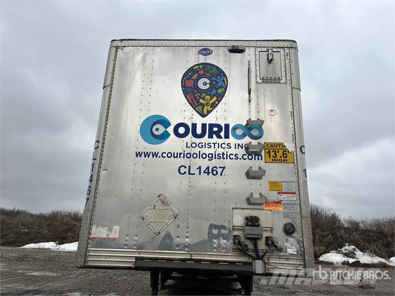 Utility 53 ft x 102 in T/A Van Trailer Anhänger-Kastenaufbau