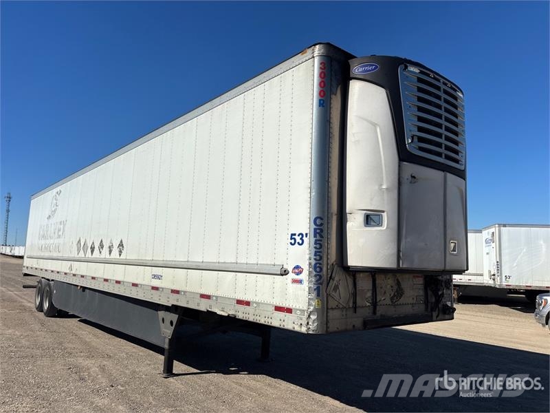 Utility 53 ft x 102 in T/A Refrigerated Trailer Puspriekabės su izoterminiu kėbulu