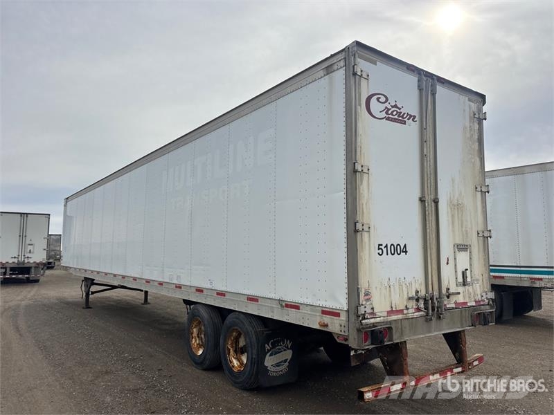Utility 53 ft x 102 in T/A Van Trailer Rimorchi cassonati
