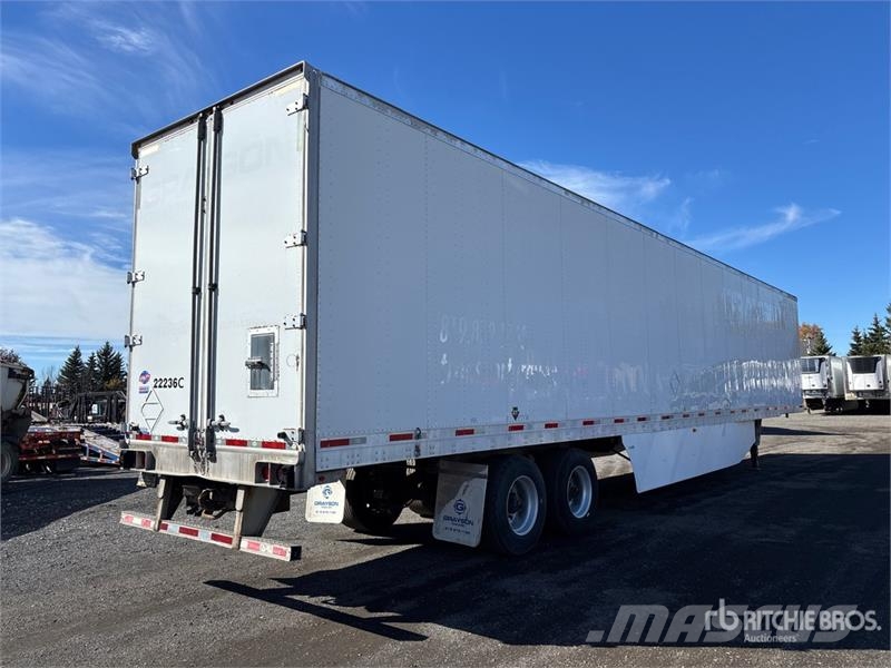 Utility 53 ft x 102 in T/A Van Trailer Box body trailers