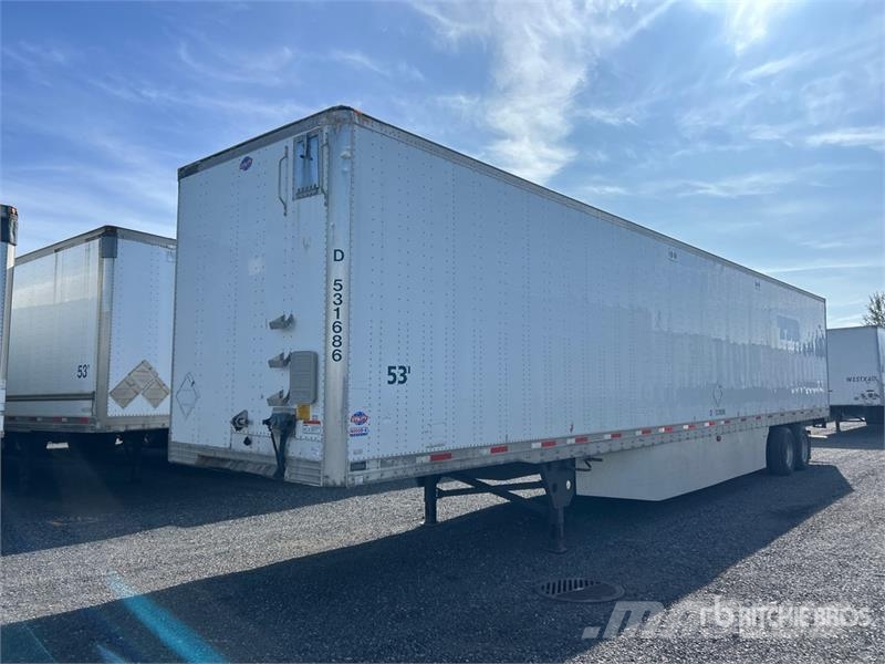 Utility 53 ft x 102 in T/A Van Trailer Rimorchi cassonati