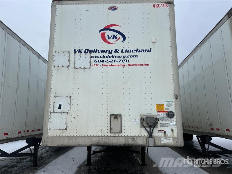 Utility 53 ft x 102 in T/A Van Trailer 箱體拖車