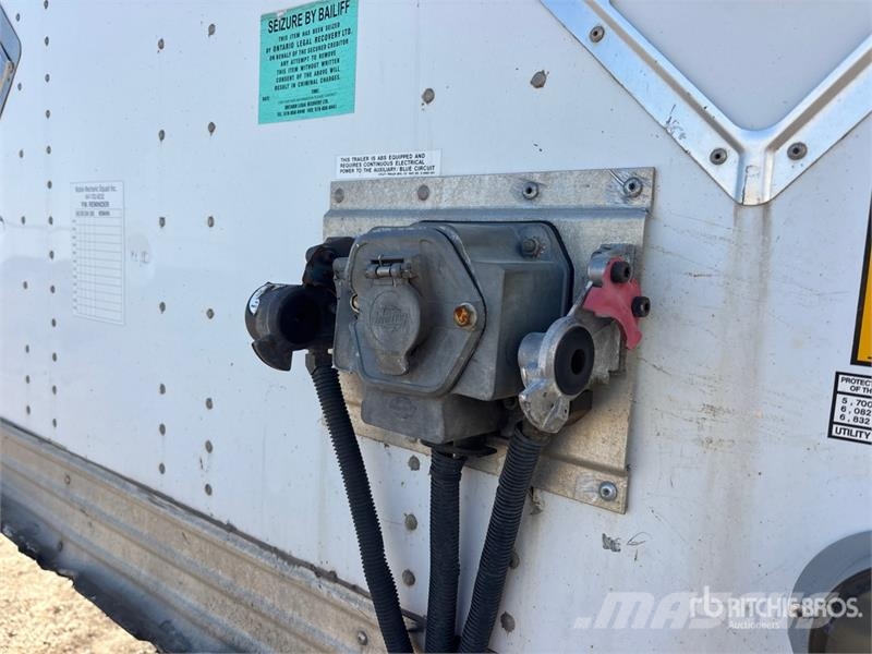 Utility 53 ft x 102 in T/A Van Trailer Gesloten opbouw trailers