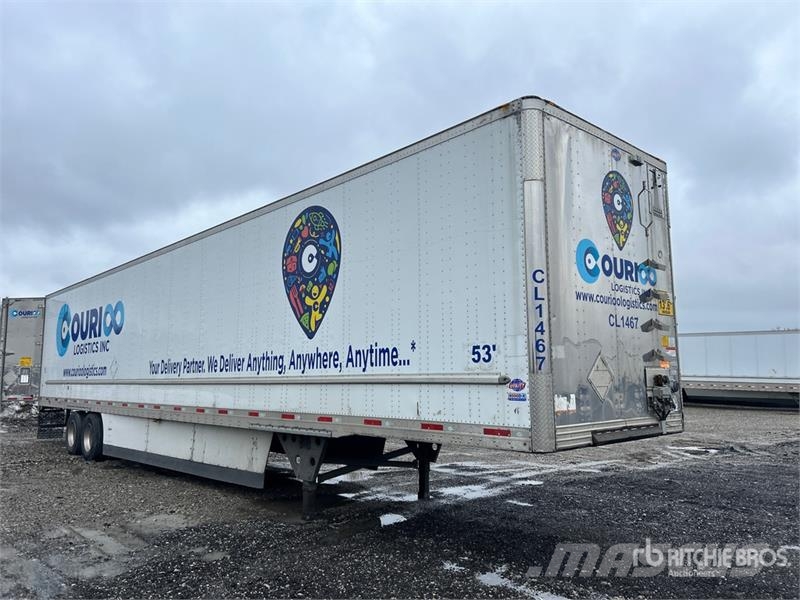 Utility 53 ft x 102 in T/A Van Trailer Anhänger-Kastenaufbau