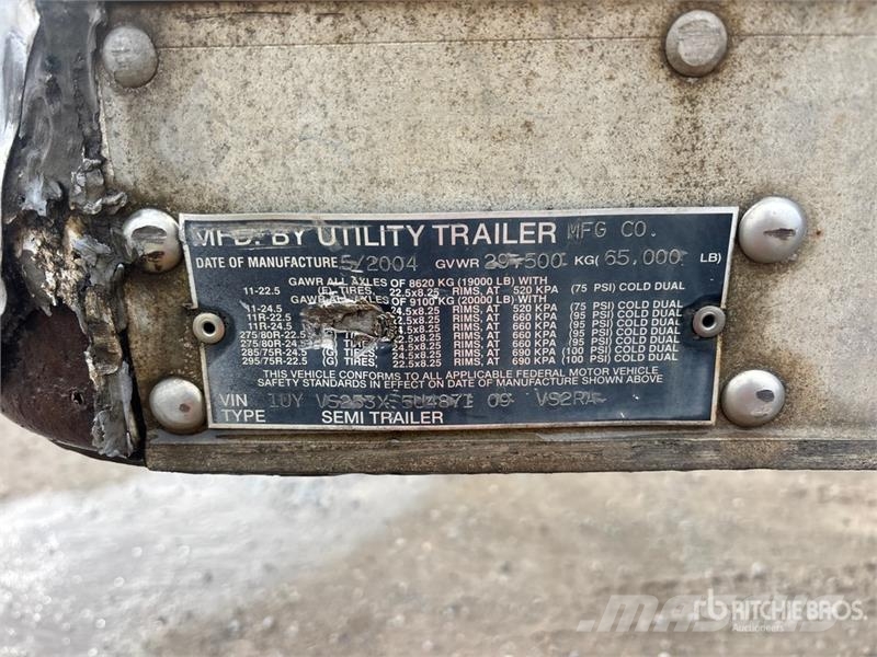 Utility 53 ft x 102 in Tri/A Refrigerated Trailer Poluprikolice hladnjače