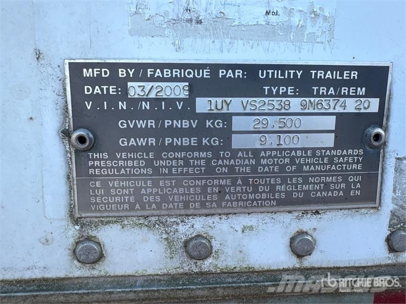 Utility 53 ft x 102 in T/A Refrigerated Trailer Semi-reboques com temperatura controlada