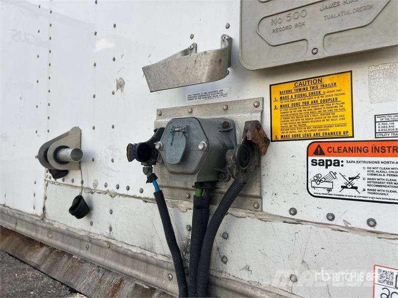 Utility 53 ft x 102 in T/A Van Trailer Rimorchi cassonati