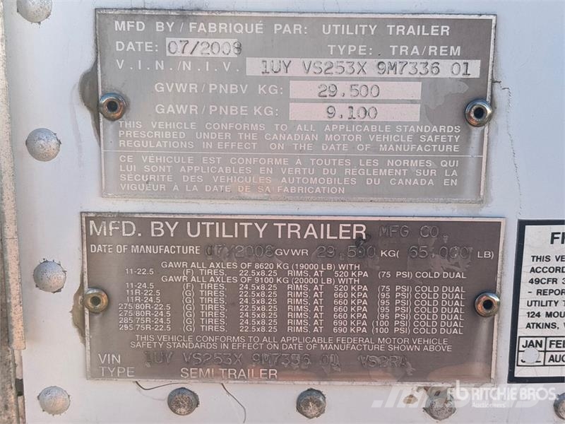Utility 53 ft x 102 in T/A Refrigerated Trailer Semi Reboques Isotérmicos