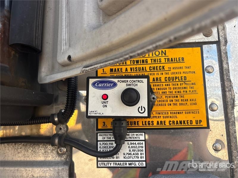 Utility 53 ft x 102 in T/A Refrigerated Trailer Semi remorque frigorifique