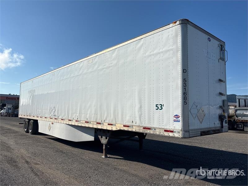 Utility 53 ft x 102 in T/A Van Trailer Gesloten opbouw trailers