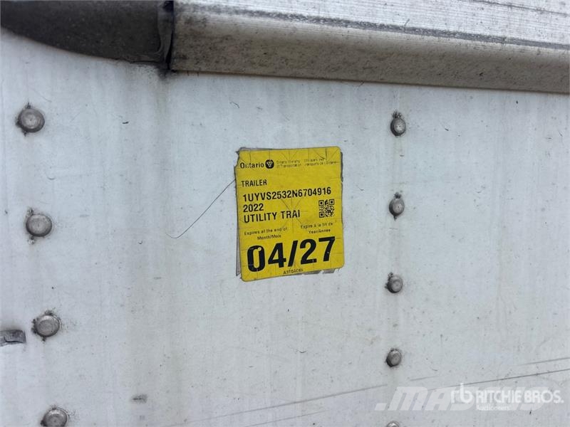 Utility 53 ft x 102 in T/A Refrigerated Trailer Koel-vries opleggers