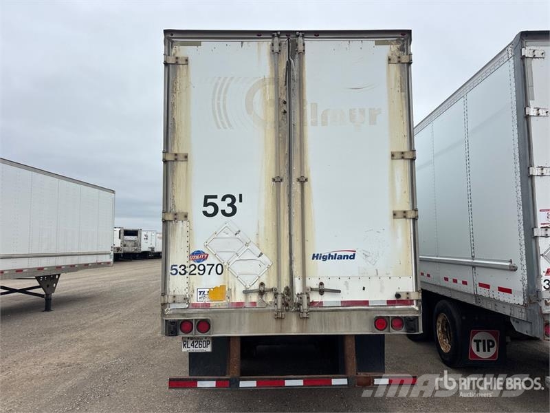 Utility 53 ft x 102 in T/A Van Trailer Box body trailers