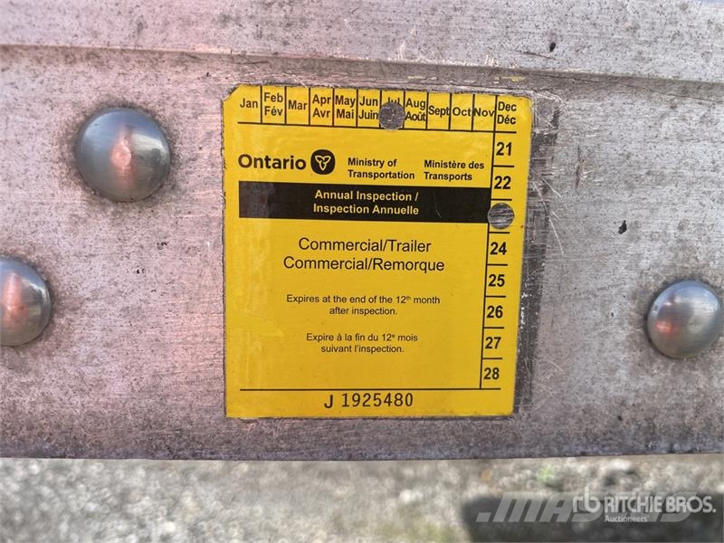 Utility 53 ft x 102 in T/A Van Trailer Przyczepy ze skrzynią zamkniętą