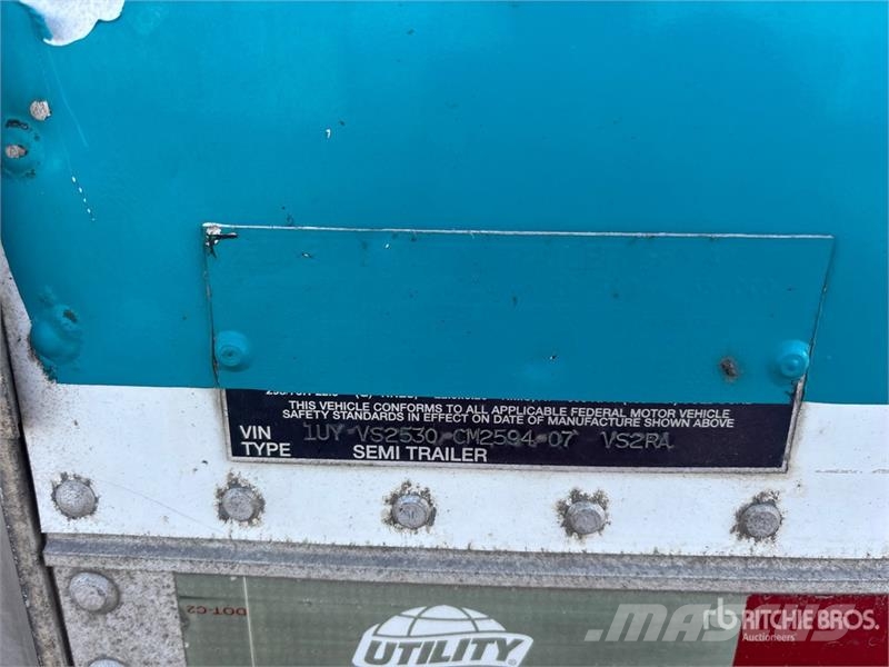 Utility VS2 53 ft x 102 in T/A Refrigerated Trailer Külmikpoolhaagised