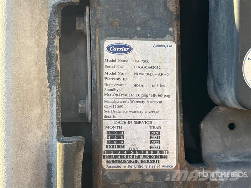 Utility VS2RA 53 ft x 102 in T/A Refrigerated Trailer Temperature controlled semi-trailers