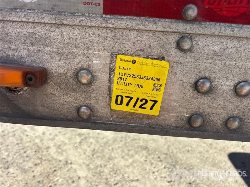 Utility VS2RA 53 ft x 102 in T/A Refrigerated Trailer Напівпричепи-рефрижератори