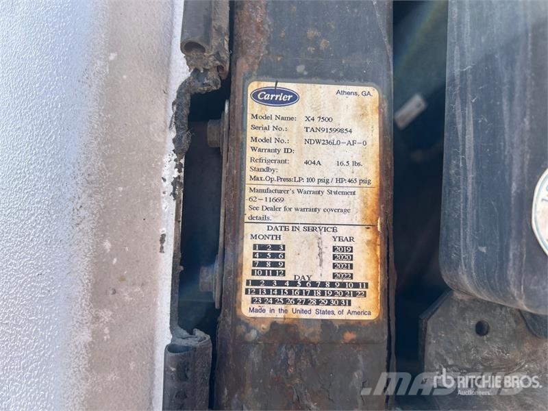 Utility VS2RA 53 ft x 102 in T/A Refrigerated Trailer Kühlauflieger