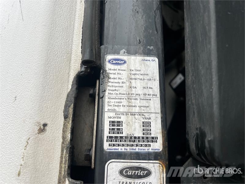 Utility VS2RA 53 ft x 102 in T/A Refrigerated Trailer Semi-reboques com temperatura controlada