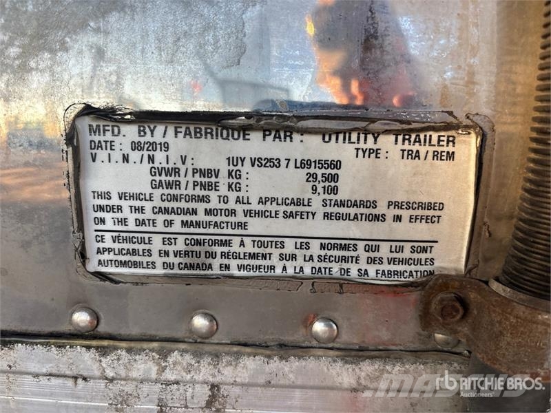 Utility VS2RA 53 ft x 102 in T/A Refrigerated Trailer Temperature controlled semi-trailers