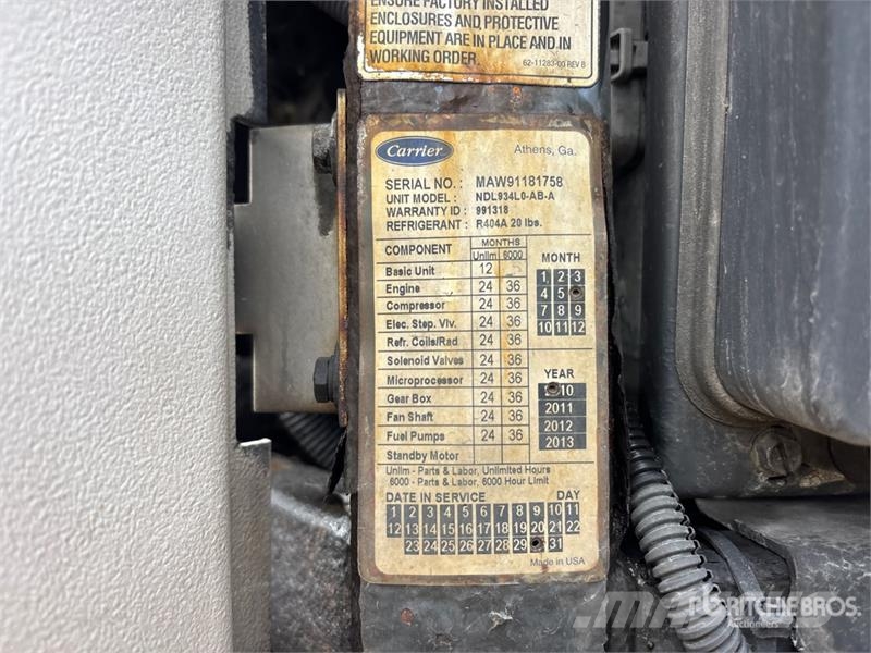 Utility VS3RA 53 ft x 102 in Tri/A Refrigerated Trailer Semirremolques isotermos/frigoríficos