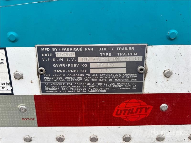 Utility VS3RA 53 ft x 102 in Tri/A Refrigerated Trailer Semirremolques isotermos/frigoríficos