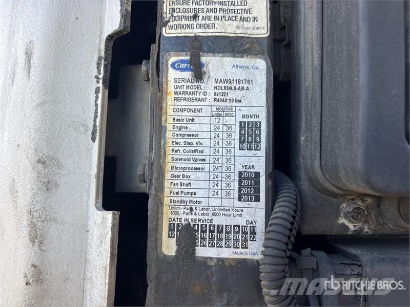 Utility VS3RA 53 ft x 102 in Tri/A Refrigerated Trailer 保温半挂车