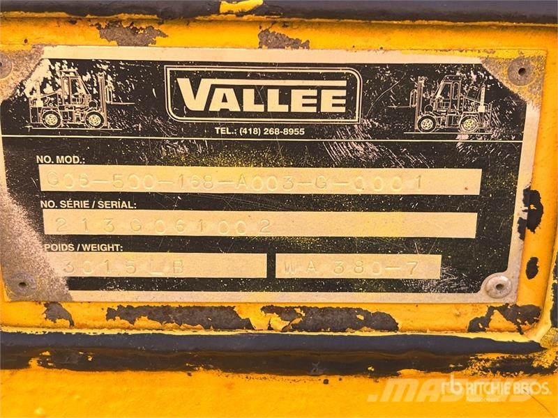 Vallee 168 in Side Dump Wheel Loader Bucket Κουβάδες